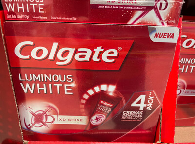 Colgate Luminous White Toothpaste (4 boxes)