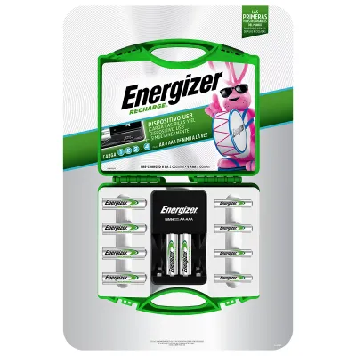 Energizer Rechargeable Batteries with Charger - 6 AA and 4 AAA
