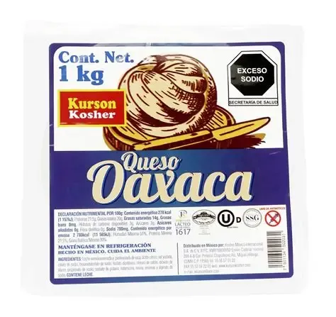 Kurson Kosher Oaxaca Cheese 1kg