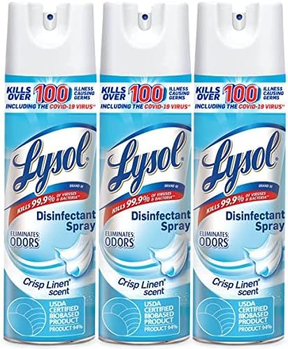 Lysol Disinfectant Spray - 3 cans