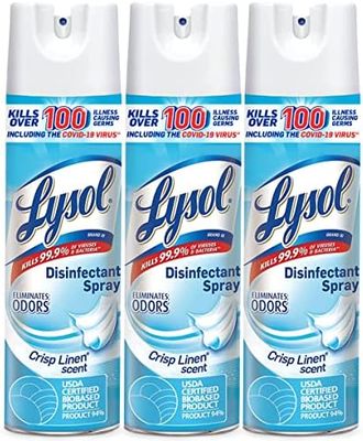 Lysol Disinfectant Spray - 3 cans