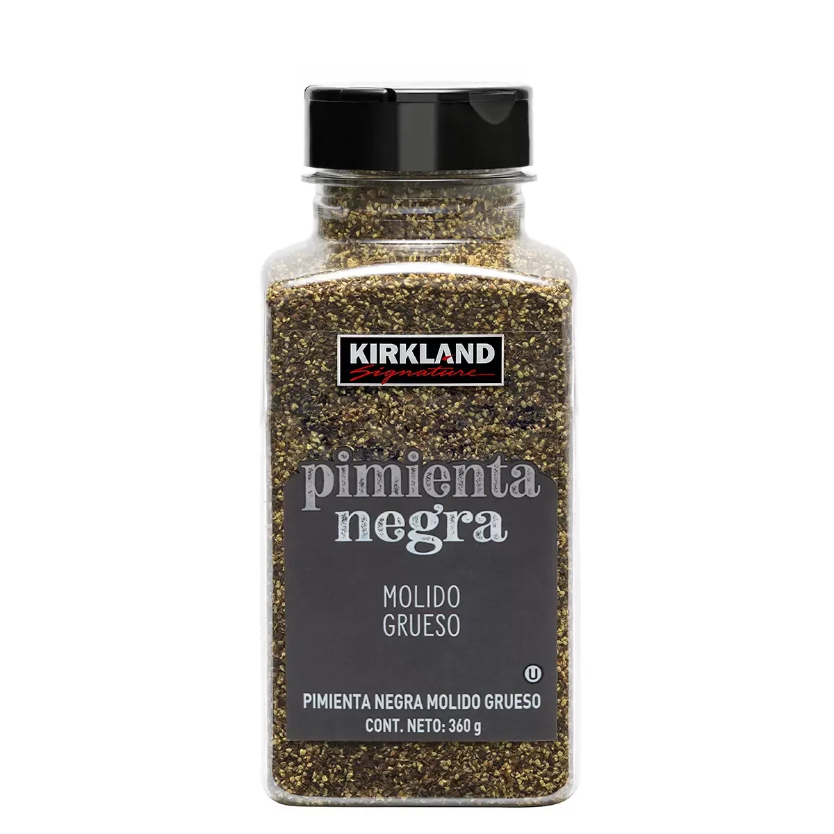 Kirkland Ground Black Pepper - Coarse - 360g