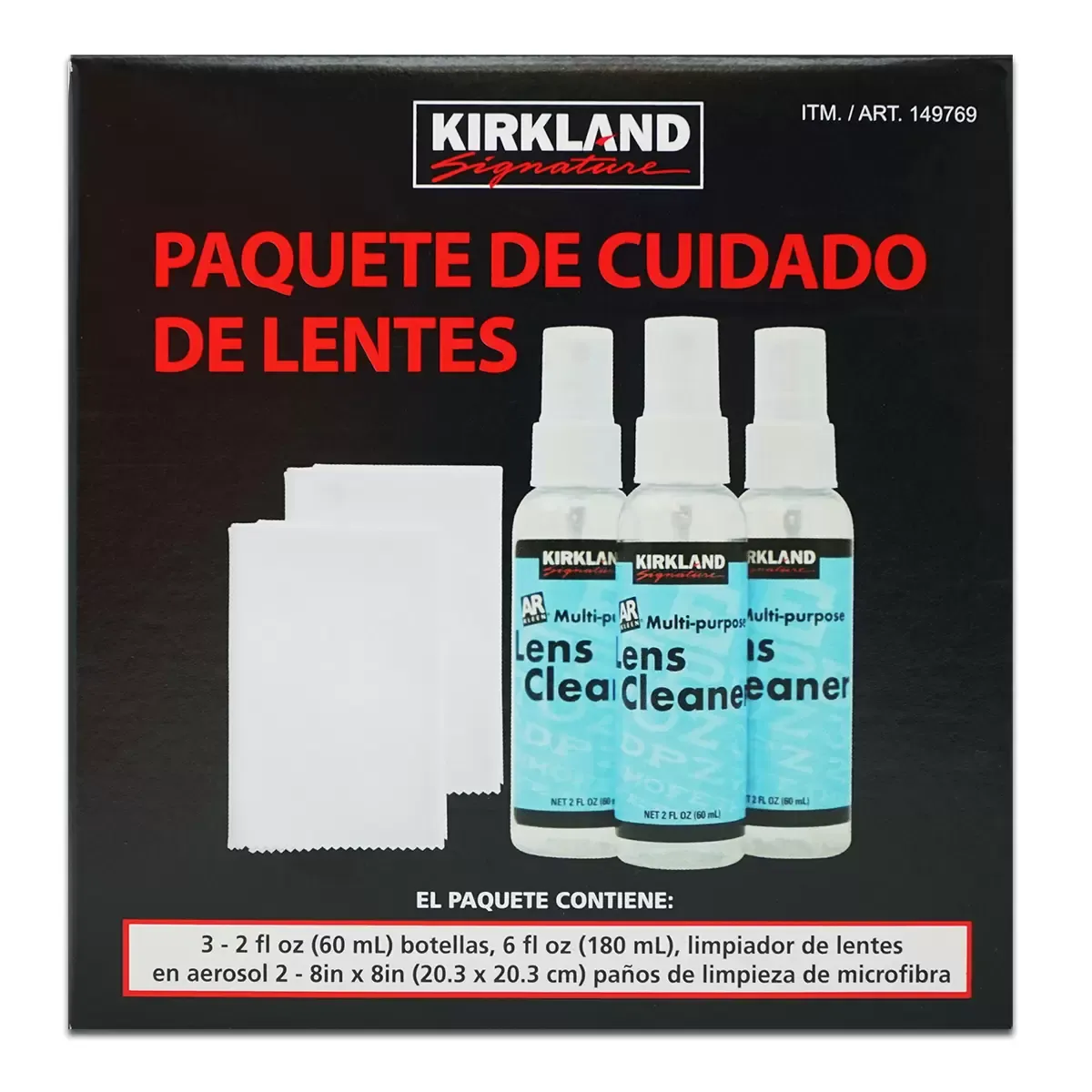 Kirkland Glasses Cleaner 2 pck