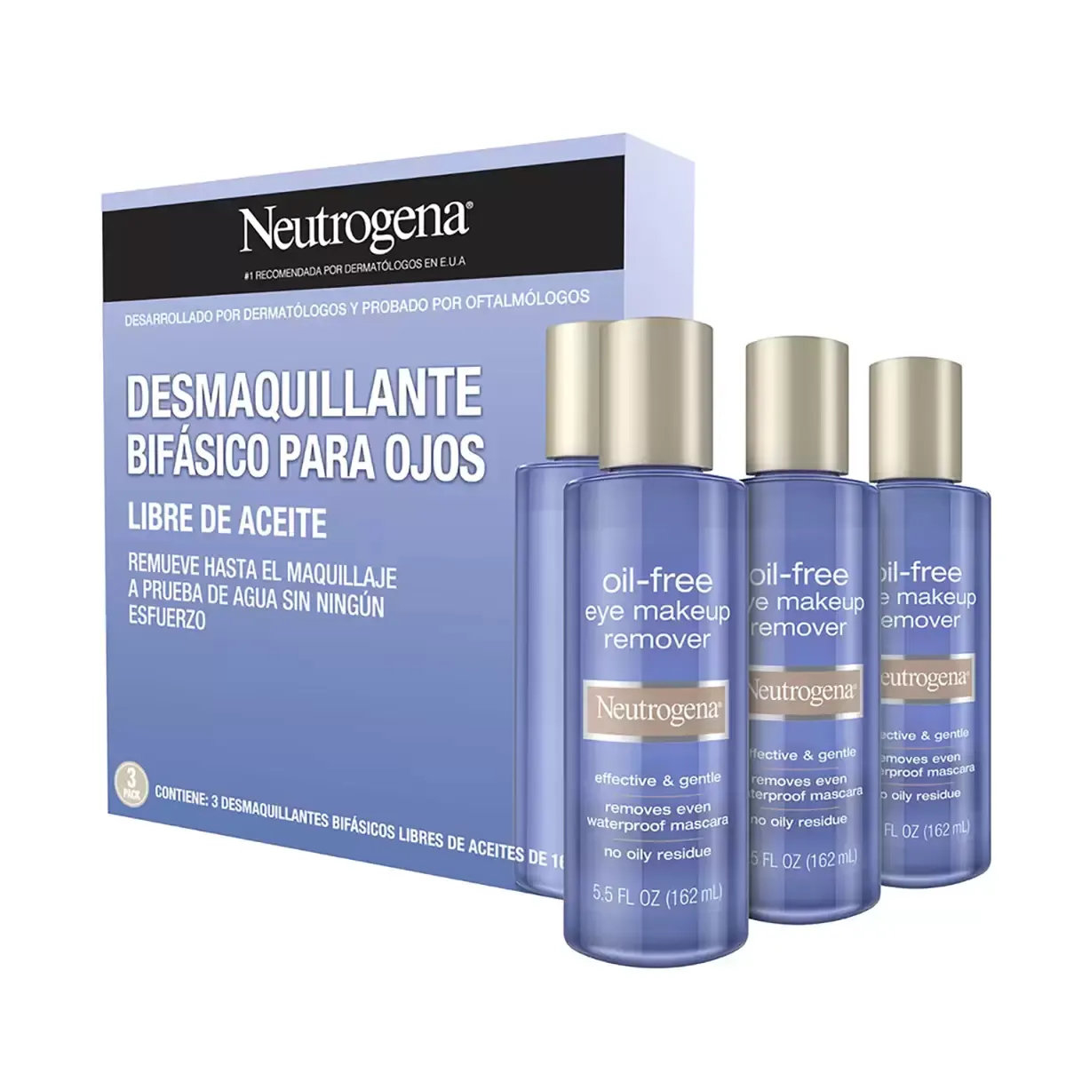 Neutrogena Eye Makeup Remover 3pk