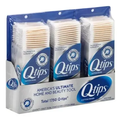 Q-Tips Cotton Swabs 3pk