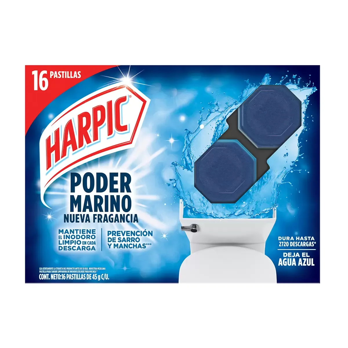Harpic Toilet Bowl Disinfecting Tablets - 16 Tablets