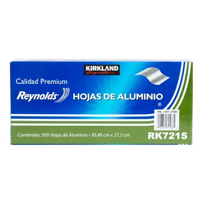 Kirkland Aluminum Foil Sheets (500 ct)