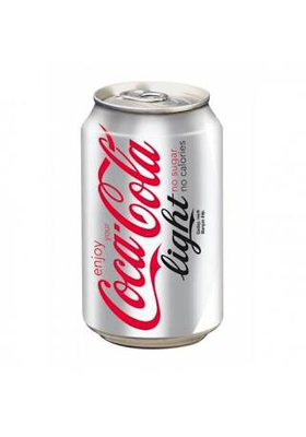 Coke Light Cans - case of 24/355ml  #