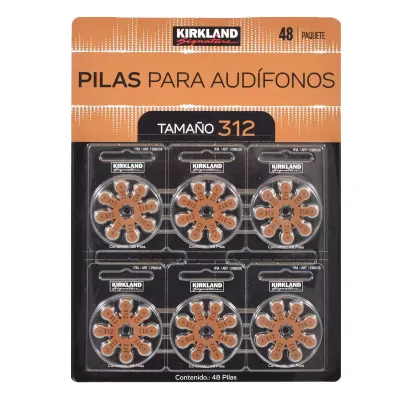 Kirkland Hearing Aid Batteries #312 (48 qty)