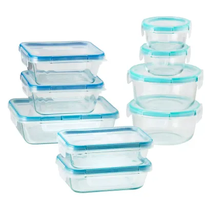 Snapware Pyrex Glass Containers (18 pcs)