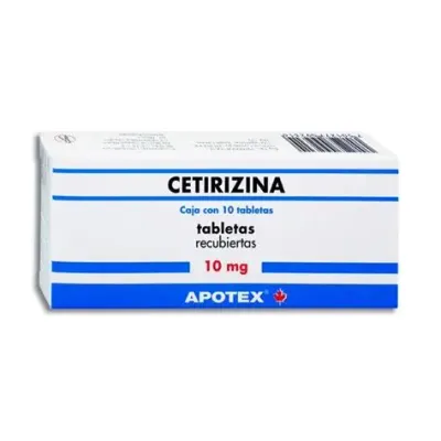 Cetirizina 10 mg/10 tablets (Generic Zyrtec)