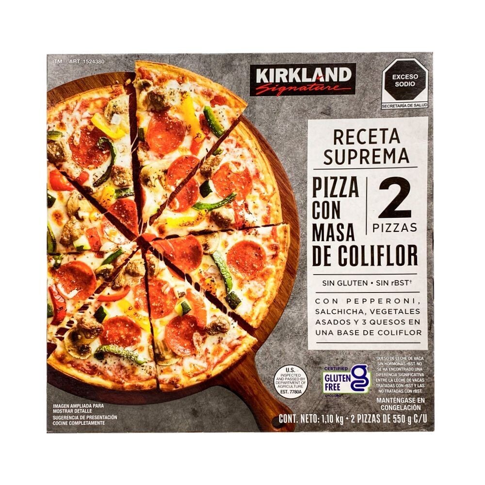 Kirkland Cauliflower Italian Pizza - 2 pies (Frozen)