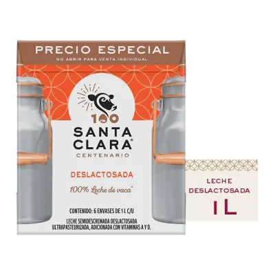 Santa Clara Milk - Lactose Free (6 pack)