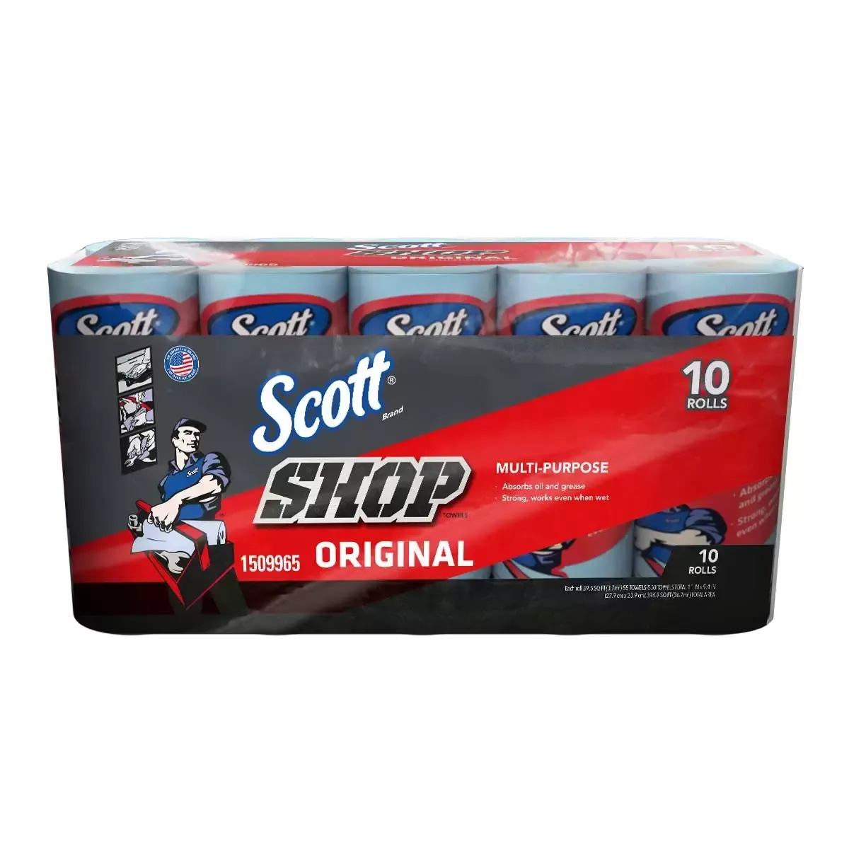 Scott Shop Multiuse Paper Towels - 10 Rolls #