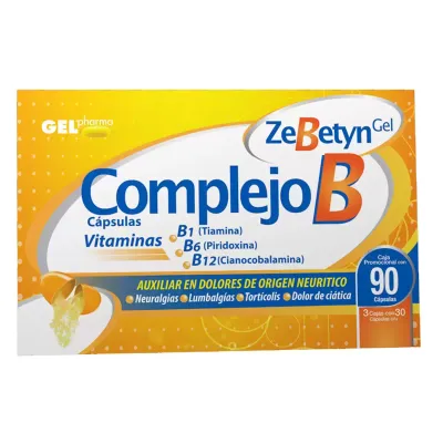 ZeBetyn Vitamin B Capsules (3 boxes with 30 tablets)