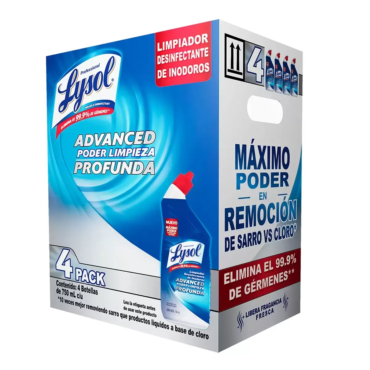 Lysol Toilet Bowl Disinfecting Liquid (set of 4)