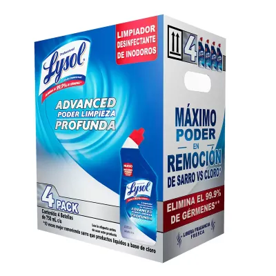 Lysol Toilet Bowl Disinfecting Liquid (set of 4)