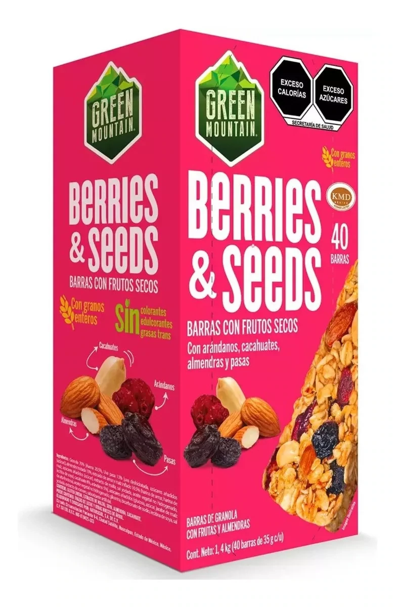 Green Mountain Berries &amp; Seeds (40 bars)