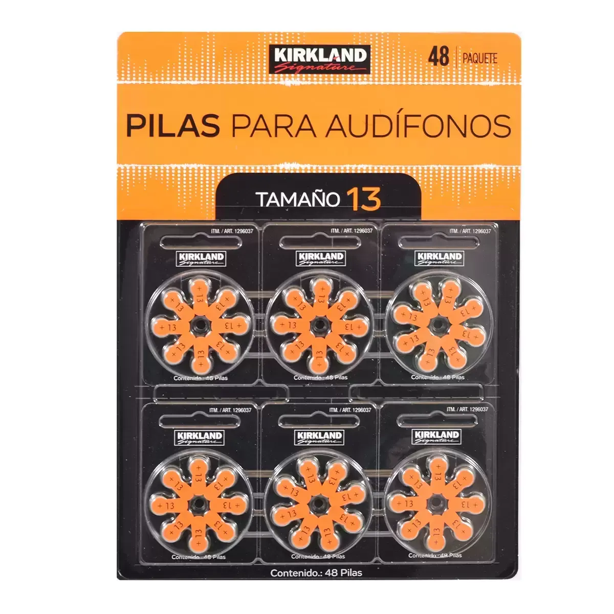 Kirkland Hearing Aid Batteries #13 (40 qty)