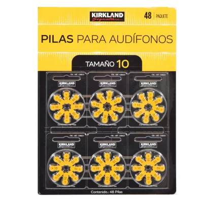 Kirkland Hearing Aid Batteries #10 (48 qty)