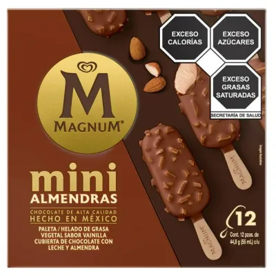 Magnum Mini Ice Cream Bars w/Almonds (12 bars)