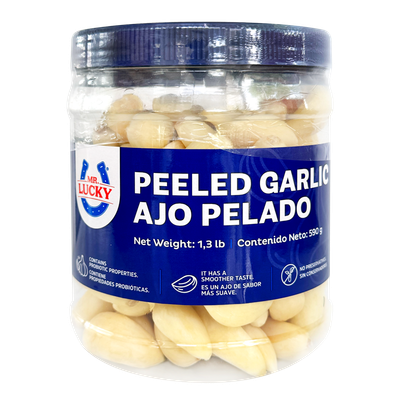 Mr Lucky Whole Peeled Refrigerated Garlic 1.13kg