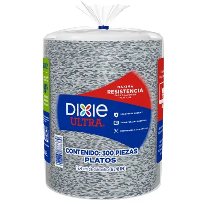 Dixie Paper Plates 300pcs / 6.8")