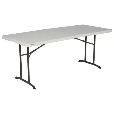Lifetime Rectangle Hard Plastic Table (Folding) - 1.82m (72in) #