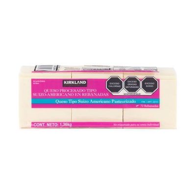 Kirkland Swiss Cheese Style Slices 1.36kg