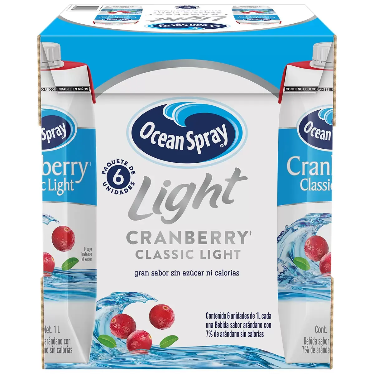 Ocean Spray Cranberry Juice Light 6/1L