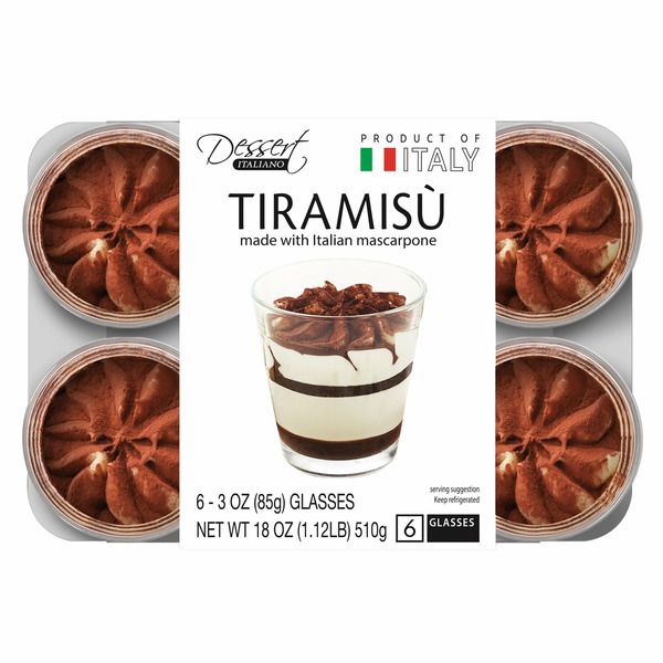Dessert Italiano Tiramisu 6 cups/85g
