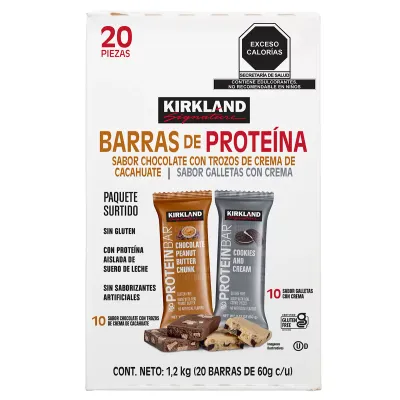 Kirkland Protein Bars (Cookies&amp;Cream/Chocolate Peanut Butter) - 20 bars