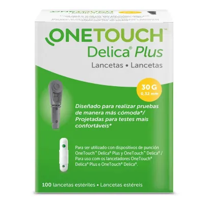One Touch Delica Plus 100 Lancets