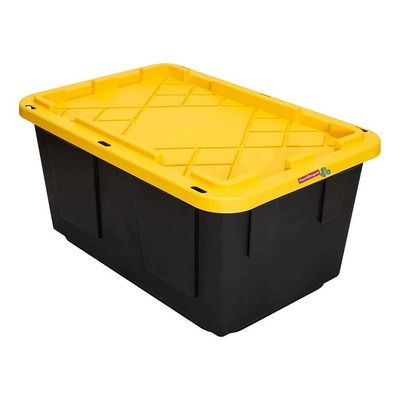 Large Plastic Storage Boxes w/ Lids #
