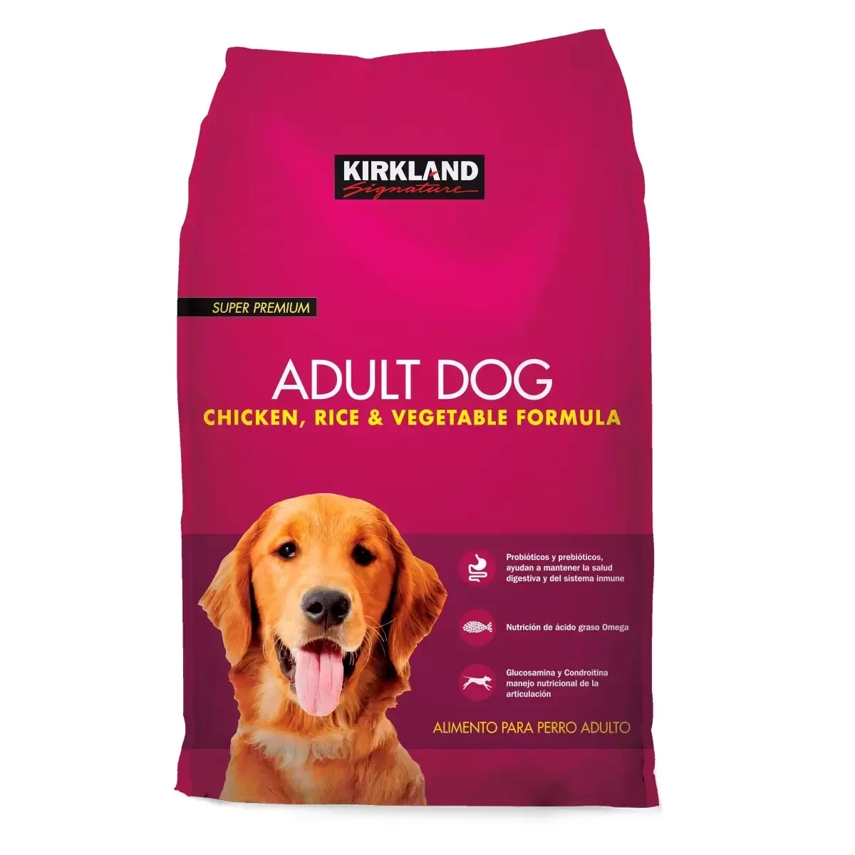 Kirkland Chicken Rice &amp; Veggie Dry Dog Food (MAGENTA BAG) 18.1kg  #