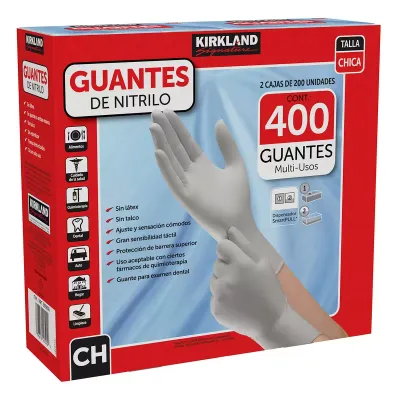 Kirkland Nitrile Gloves - 400pk - SMALL