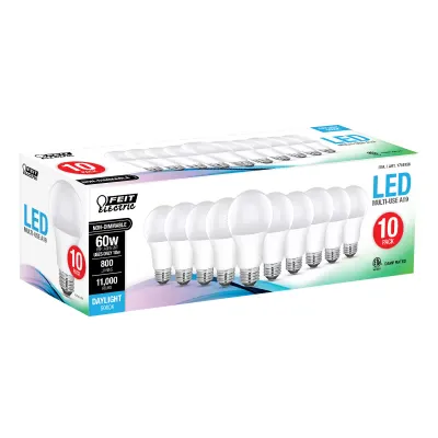 Feit LED Lightbulbs 60watt - Natural Light / 10pk