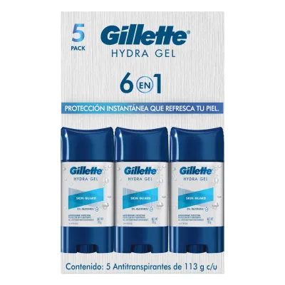 Gillette Hydra Gel Deodorant 5pk