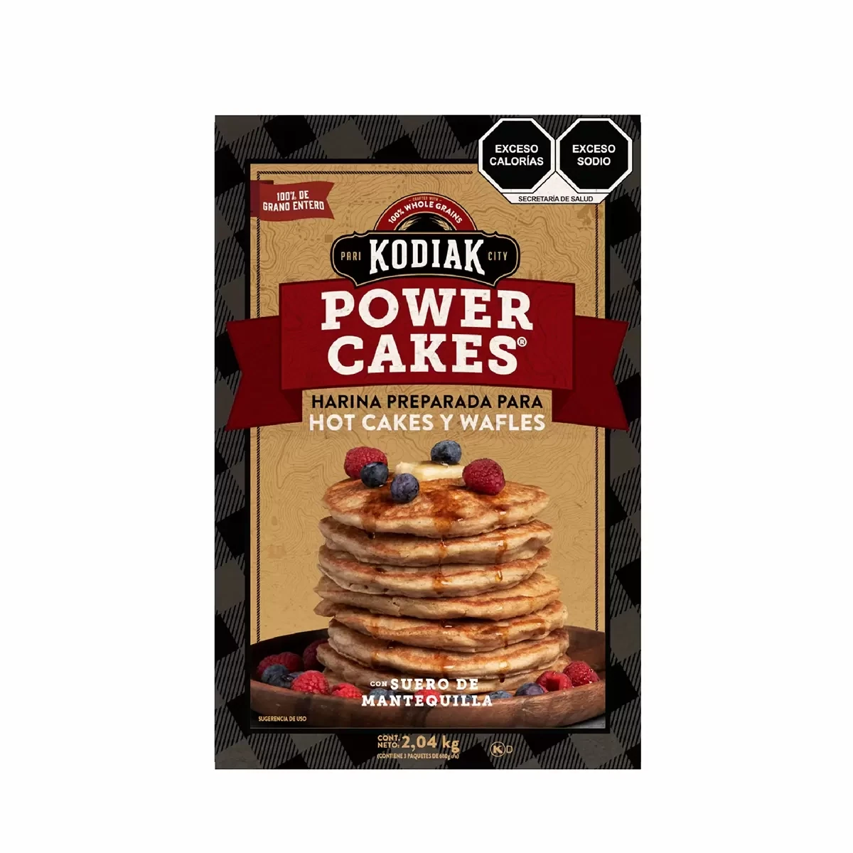 ​Kodiak 100% Whole Grain Power Cake Mix w/ Protein - 2.04kg