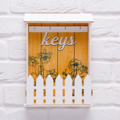Ключница с полкой Keys, 22,5 х 30,5 х 5,7 см