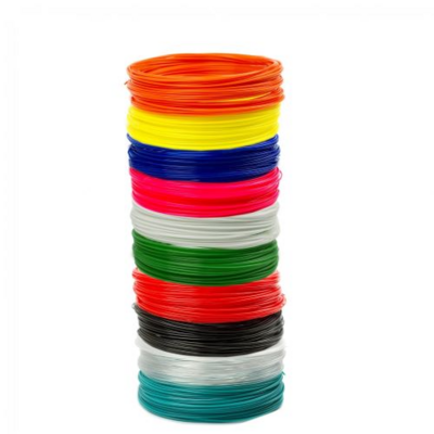 Набор пластика Zoomi, ABS 10 цветов, 10 метров, пакет
