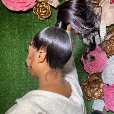 8-40inch Black 360 Transparent Lace Wig