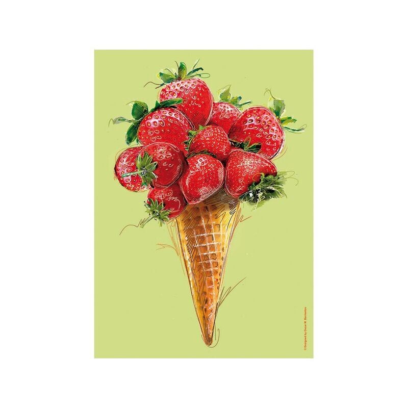 Helado de Fresas