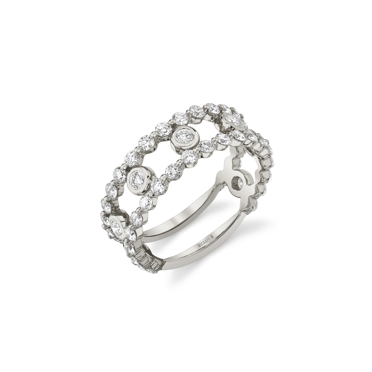 Michael M Cloud Stacked Ring