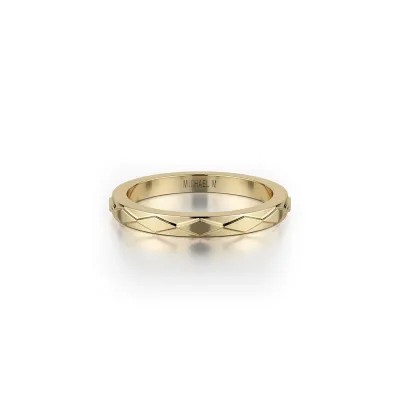 Michael M Embossed Precious Metal Band
