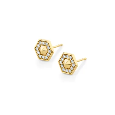 Michael M Mini Hex Studs