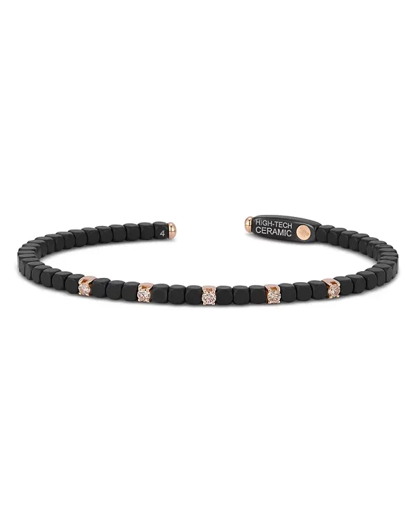 Demeglio Men's Dado Diamond & 18K Rose Gold Bracelet