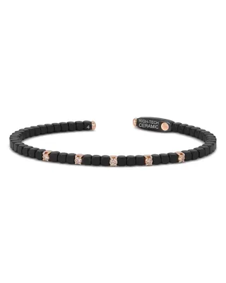 Demeglio Men's Dado Diamond & 18K Rose Gold Bracelet