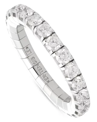 Roberto Demeglio Extensible 18K White Gold Diamond Stretch Ring