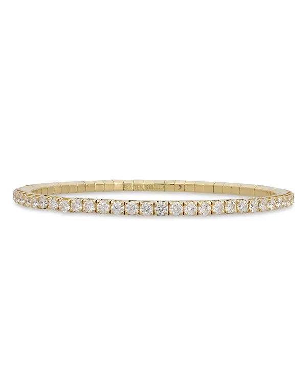 Roberto Demeglio Extensible 18K Gold Diamond Stretch Tennis Bracelet